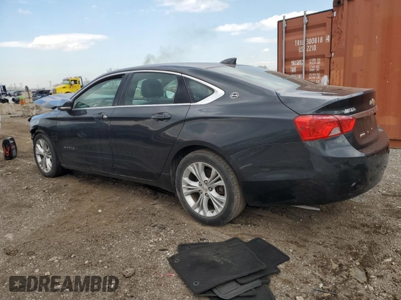 2015 Chevrolet Impala LT with VIN 2G1115SLXF9138173, listed as a Copart auction lot 50223745 with 82,281 mi miles and Salvage Title. Bid and sale history available at DreamBid. Image 2.
