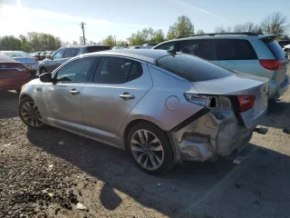 2015 Kia Optima SX Turbo with VIN 5XXGR4A64FG369434, listed as a Copart auction lot 53013555 with 119,398 mi miles and Salvage title. Bid and sale history available at DreamBid. Image 2.