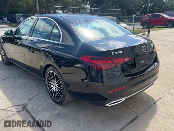 2024 Mercedes-Benz C 300 with VIN W1KAF4GB1RR177964, listed as a Copart auction lot 52606325 with 29,983 mi miles and Clean Title. Bid and sale history available at carsss.com. Image 3.