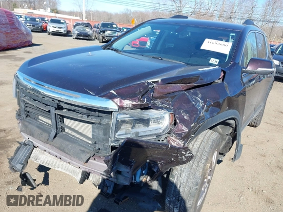 2020 GMC Acadia SLT with VIN 1GKKNULS9LZ114131, listed as a IAAI auction lot 41693600 with 93,390 mi miles and . Bid and sale history available at DreamBid. Image 6.