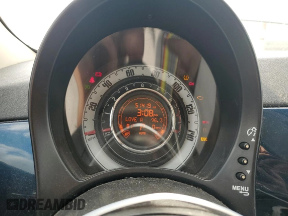 2014 FIAT 500 Pop with VIN 3C3CFFAR2ET184979, listed as a Copart auction lot 44403835 with 51,419 mi miles and Salvage Title. Bid and sale history available at carsss.com. Image 9.