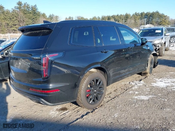 2024 Cadillac XT6 AWD Sport with VIN 1GYKPHRS4RZ700307, listed as a IAAI auction lot 41257556 with 18,292 mi miles. Bid and sale history available at carsss.com. Image 4.