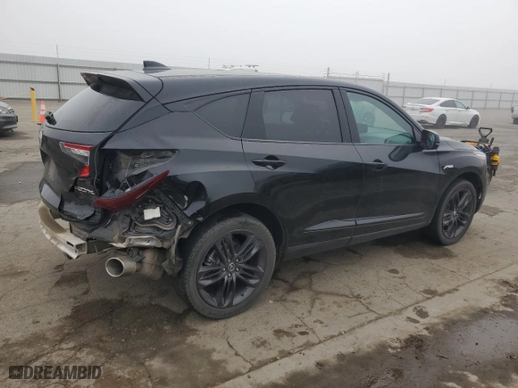 2021 Acura RDX w/A-Spec Package with VIN 5J8TC1H61ML009301, listed as a Copart auction lot 85937594 with 55,552 mi miles and Salvage Title. Bid and sale history available at carsss.com. Image 3.