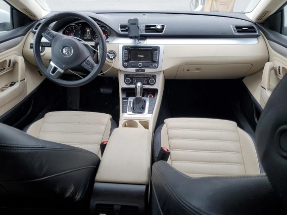 2012 Volkswagen CC Lux PZEV with VIN WVWHP7AN3CE502722, listed as a Copart auction lot 53119725 with 77,821 mi miles and Salvage Title. Bid and sale history available at carsss.com. Image 8.