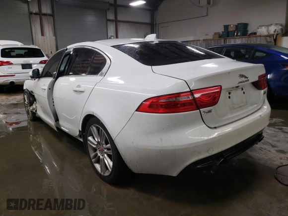 2019 Jaguar XE 25t Premium with VIN SAJAJ4FX0KCP51647, listed as a Copart auction lot 43606485 with 58,354 mi miles and Salvage Title. Bid and sale history available at carsss.com. Image 2.