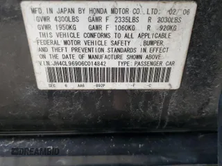 2006 Acura TSX Navi with VIN JH4CL96906C014842, listed as a Copart auction lot 49732255 with 7,679 mi miles and Salvage Title. Bid and sale history available at carsss.com. Image 12.