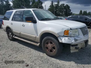 2005 Ford Expedition Eddie Bauer with VIN 1FMFU18535LA51658, listed as a Copart auction lot 61268125 with 210,363 mi miles and Salvage title. Bid and sale history available at DreamBid. Image 4.