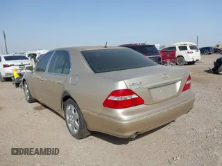 2005 Lexus LS 430 z VIN JTHBN36F655004313, wystawiony jako IAAI lot #41732745 z przebiegiem 133 928 mil mil oraz . Historia ofert i sprzedaży dostępna na DreamBid. Obrazek 3.