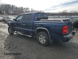 2007 Dodge Dakota SLT with VIN 1D7HE48K67S192580, listed as a Copart auction lot 44612305 with Not Provided miles and Salvage Title. Bid and sale history available at DreamBid. Image 2.