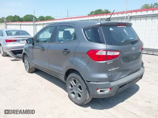 2021 Ford EcoSport S with VIN MAJ3S2FE0MC407879, listed as a IAAI auction lot 42040867 with 76,912 mi miles. Bid and sale history available at carsss.com. Image 3.