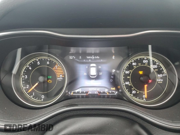 2021 Jeep Cherokee Limited with VIN 1C4PJMDX0MD172828, listed as a Copart auction lot 57807535 with 32,754 mi miles and Salvage title. Bid and sale history available at DreamBid. Image 9.