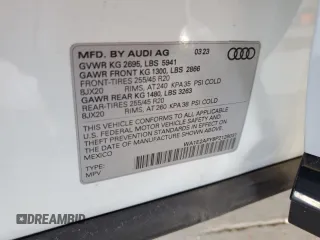 2023 Audi Q5 S line Premium Plus with VIN WA1E2AFY8P2128031, listed as a Copart auction lot 82355774 with 23,909 mi miles and Clean title. Bid and sale history available at DreamBid. Image 13.