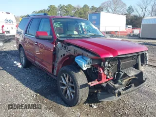 2015 Ford Expedition Limited with VIN 1FMJU1KT0FEF01497, listed as a IAAI auction lot 41536819 with 126,080 mi miles and . Bid and sale history available at DreamBid. Image 6.