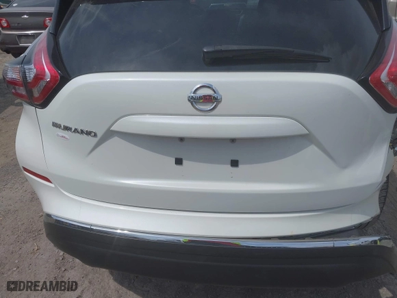 2016 Nissan Murano SV with VIN 5N1AZ2MG7GN152573, listed as a IAAI auction lot 40098918 with 89,953 mi miles. Bid and sale history available at carsss.com. Image 16.