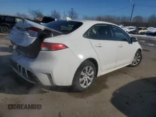 2020 Toyota Corolla LE with VIN JTDEPRAE8LJ034864, listed as a Copart auction lot 88708795 with 94,539 mi miles and Salvage Title. Bid and sale history available at DreamBid. Image 3.