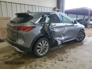 2022 Infiniti QX50 Essential with VIN 3PCAJ5CB9NF105544, listed as a Copart auction lot 39378973 with 10,245 mi miles and . Bid and sale history available at DreamBid. Image 3.