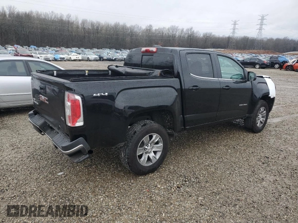 2016 GMC Canyon 4WD SLE with VIN 1GTG6CE37G1270655, listed as a Copart auction lot 43315965 with 103,942 mi miles and Salvage Title. Bid and sale history available at carsss.com. Image 3.