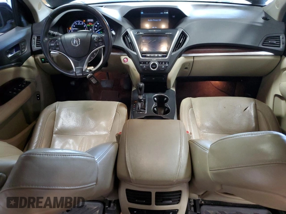 2014 Acura MDX Advance with VIN 5FRYD4H83EB037558, listed as a Copart auction lot 60697445 with 178,649 mi miles and Non repairable. Bid and sale history available at DreamBid. Image 8.