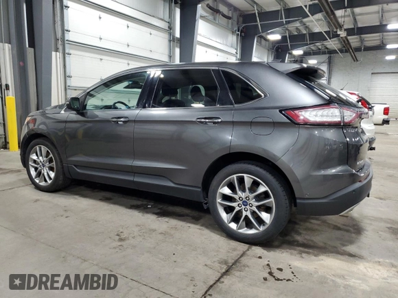 2015 Ford Edge Titanium with VIN 2FMPK4K80FBB12755, listed as a Copart auction lot 51602025 with 85,298 mi miles and Salvage Title. Bid and sale history available at carsss.com. Image 2.