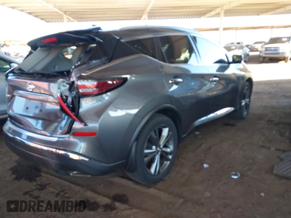 2019 Nissan Murano S with VIN 5N1AZ2MS9KN108121, listed as a IAAI auction lot 41880645 with 65,315 mi miles. Bid and sale history available at carsss.com. Image 4.