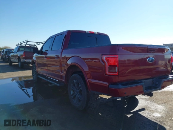 2016 Ford F-150 XLT with VIN 1FTEW1EG4GKE96287, listed as a IAAI auction lot 41382832 with 1 mi miles. Bid and sale history available at carsss.com. Image 3.