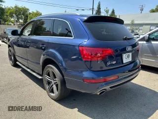 2012 Audi Q7 S line with VIN WA1DGAFE6CD008357, listed as a Copart auction lot 60036955 with 98,599 mi miles and Clean title. Bid and sale history available at DreamBid. Image 3.