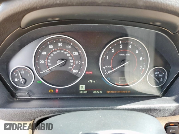 2016 BMW 3 Series 328i с VIN WBA8E9G53GNU29413, выставлен на аукционе Copart как лот 57690645 с пробегом 58 085 миль миль и Списание • Salvage title. История ставок и продаж доступна на DreamBid. Изображение 9.