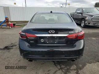 2018 Infiniti Q50 3.0t LUXE with VIN JN1EV7AR3JM444404, listed as a Copart auction lot 48732565 with 42,118 mi miles and Salvage Title. Bid and sale history available at carsss.com. Image 6.