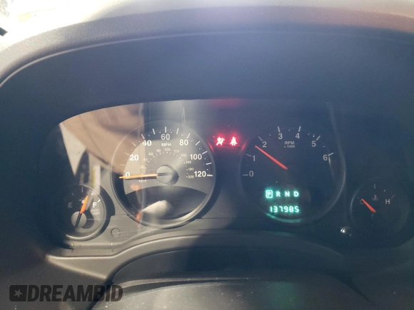 2010 Jeep Patriot Sport with VIN 1J4NF2GB6AD500823, listed as a Copart auction lot 46628065 with 137,985 mi miles and Salvage Title. Bid and sale history available at carsss.com. Image 9.