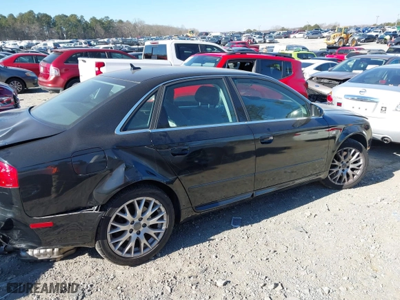 2008 Audi A4 2.0T with VIN WAUDF78E28A134584, listed as a IAAI auction lot 41300123 with 84,148 mi miles. Bid and sale history available at carsss.com. Image 13.