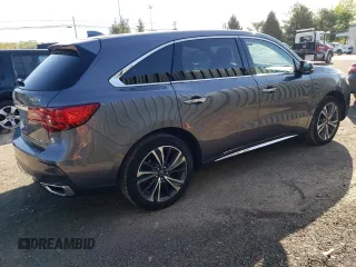 2020 Acura MDX Technology with VIN 5J8YD4H53LL048076, listed as a Copart auction lot 53935825 with 36,260 mi miles and Salvage title. Bid and sale history available at DreamBid. Image 3.