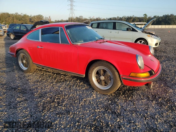 1969 Porsche 911 with VIN 119220801, listed as a Copart auction lot 78343254 with 97,290 mi miles and Salvage title. Bid and sale history available at DreamBid. Image 4.