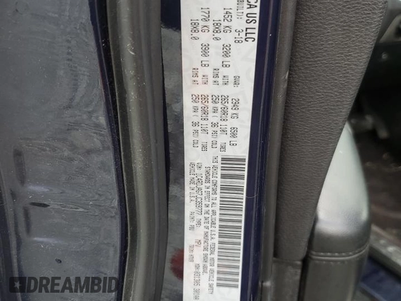 2018 Dodge Durango SXT z VIN 1C4RDJAG7JC359777, wystawiony jako Copart lot #57051685 z przebiegiem 134 568 mil mil oraz Szkoda całkowita • Salvage title. Historia ofert i sprzedaży dostępna na DreamBid. Obrazek 14.