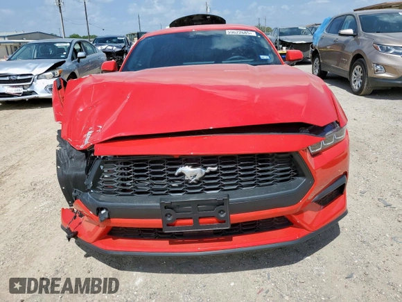 2024 Ford Mustang EcoBoost с VIN 1FA6P8TH7R5118719, выставлен на аукционе Copart как лот 59622685 с пробегом 1 760 миль миль и Списание • Salvage title. История ставок и продаж доступна на DreamBid. Изображение 5.