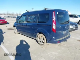 2015 Ford Transit Connect Wagon Titanium with VIN NM0GE9G75F1177148, listed as a IAAI auction lot 41035037 with 139,205 mi miles. Bid and sale history available at carsss.com. Image 3.