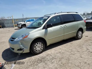 2006 Toyota Sienna CE with VIN 5TDZA23CX6S392397, listed as a Copart auction lot 53512445 with 202,387 mi miles and Clean Title. Bid and sale history available at carsss.com. Image 1.