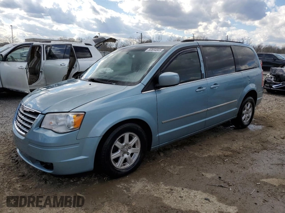 2010 Chrysler Town & Country Touring with VIN 2A4RR5D13AR257328, listed as a Copart auction lot 50694805 with 416,825 mi miles and Non Repairable. Bid and sale history available at carsss.com. Image 1.
