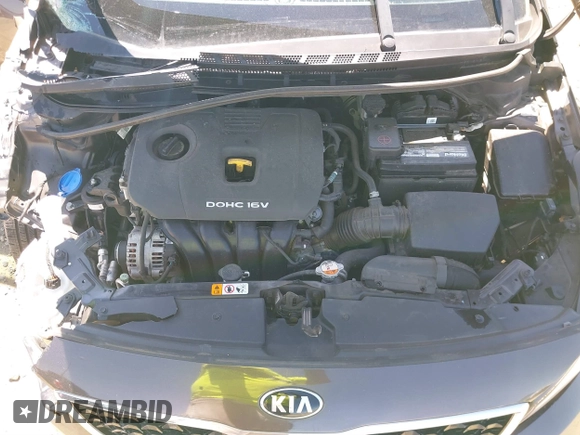 2018 Kia Forte LX with VIN 3KPFL4A71JE201144, listed as a IAAI auction lot 41874778 with 100,980 mi miles. Bid and sale history available at carsss.com. Image 10.