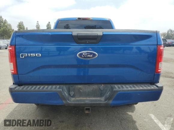 2017 Ford F-150 XL with VIN 1FTEX1CP4HFA46794, listed as a Copart auction lot 59623205 with Not provided miles and Salvage title. Bid and sale history available at DreamBid. Image 6.