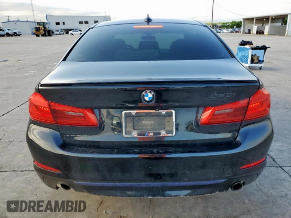 2017 BMW 5 Series 530i with VIN WBAJA5C35HG897952, listed as a Copart auction lot 55691385 with 135,869 mi miles and Salvage title. Bid and sale history available at DreamBid. Image 6.