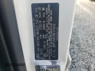 2021 Kia Forte FE with VIN 3KPF24AD1ME374353, listed as a Copart auction lot 57793725 with 43,016 mi miles and Salvage title. Bid and sale history available at DreamBid. Image 12.