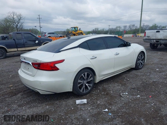 2017 Nissan Maxima SV with VIN 1N4AA6AP1HC408491, listed as a IAAI auction lot 42000982 with 133,481 mi miles and . Bid and sale history available at DreamBid. Image 4.