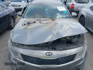 2016 Kia Optima LX with VIN 5XXGT4L32GG073267, listed as a IAAI auction lot 37153293 with 193,858 mi miles. Bid and sale history available at carsss.com. Image 6.