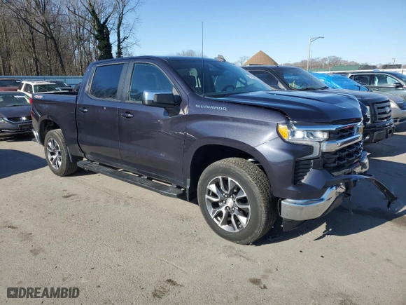 2022 Chevrolet Silverado 1500 LT with VIN 3GCPDKEK0NG538032, listed as a Copart auction lot 87750025 with 12,980 mi miles and Salvage Title. Bid and sale history available at carsss.com. Image 4.