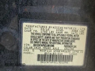 2012 Nissan Versa SV с VIN 3N1CN7AP5CL901295, выставлен на аукционе Copart как лот 59804895 с пробегом 127 426 миль миль и Списание • Salvage title. История ставок и продаж доступна на DreamBid. Изображение 12.
