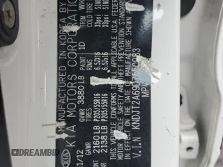 2013 Kia Soul + z VIN KNDJT2A69D7550983, wystawiony jako Copart lot #57416965 z przebiegiem 112 304 mil mil oraz Szkoda całkowita • Salvage title. Historia ofert i sprzedaży dostępna na DreamBid. Obrazek 13.