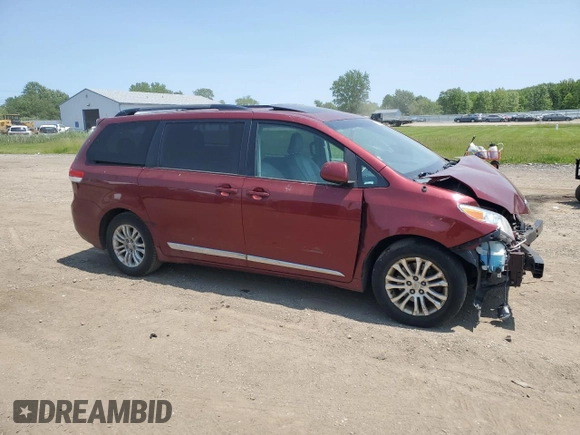 2012 Toyota Sienna XLE AAS с VIN 5TDYK3DC8CS213413, выставлен на аукционе Copart как лот 58670965 с пробегом 175 213 миль миль и Списание • Salvage title. История ставок и продаж доступна на DreamBid. Изображение 4.
