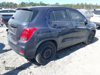 2018 Chevrolet Trax LS with VIN 3GNCJKSB9JL150575, listed as a IAAI auction lot 41693776 with 71,483 mi miles. Bid and sale history available at carsss.com. Image 4.