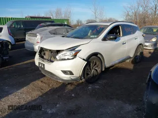 2017 Nissan Murano Platinum z VIN 5N1AZ2MH6HN188216, wystawiony jako IAAI lot #41442736 z przebiegiem 97 429 mil mil oraz . Historia ofert i sprzedaży dostępna na DreamBid. Obrazek 2.