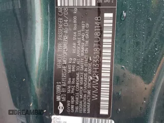2008 MINI Convertible S z VIN WMWRH33518TU81148, wystawiony jako Copart lot #82677354 z przebiegiem 91 539 mil mil oraz Szkoda całkowita • Salvage title. Historia ofert i sprzedaży dostępna na DreamBid. Obrazek 12.